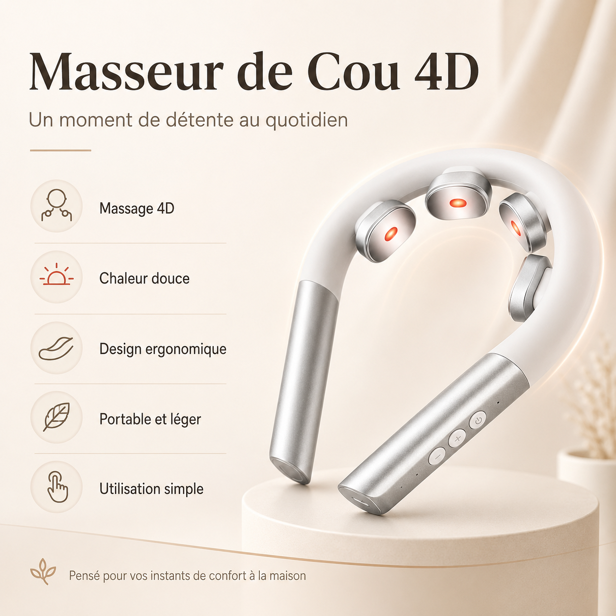 Masseur de Cou 4D