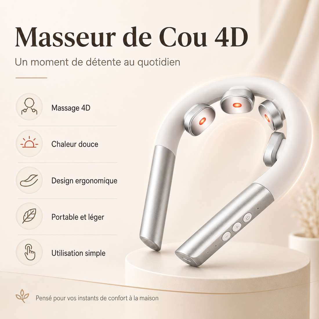 Masseur de Cou 4D