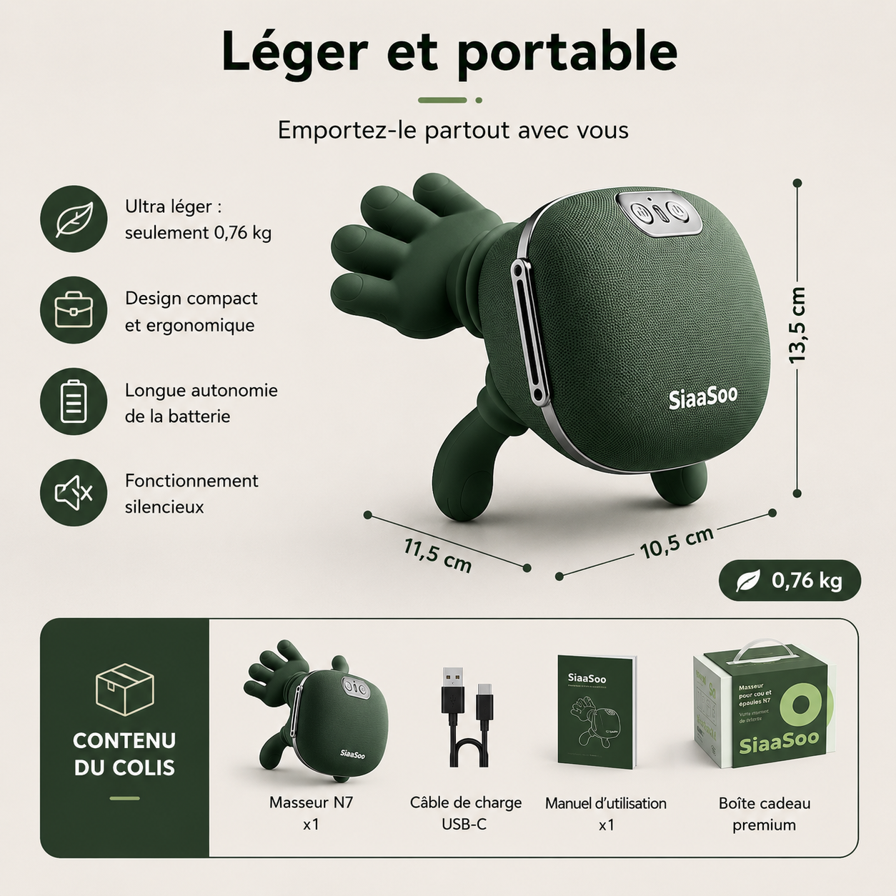 Masseur Cou & Épaules avec Chaleur