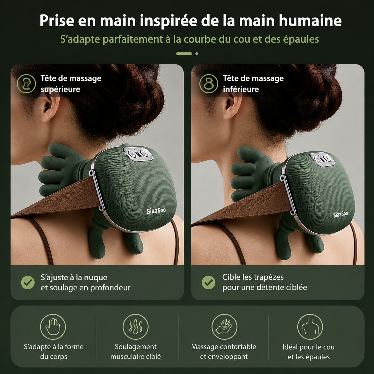 Masseur Cou & Épaules avec Chaleur