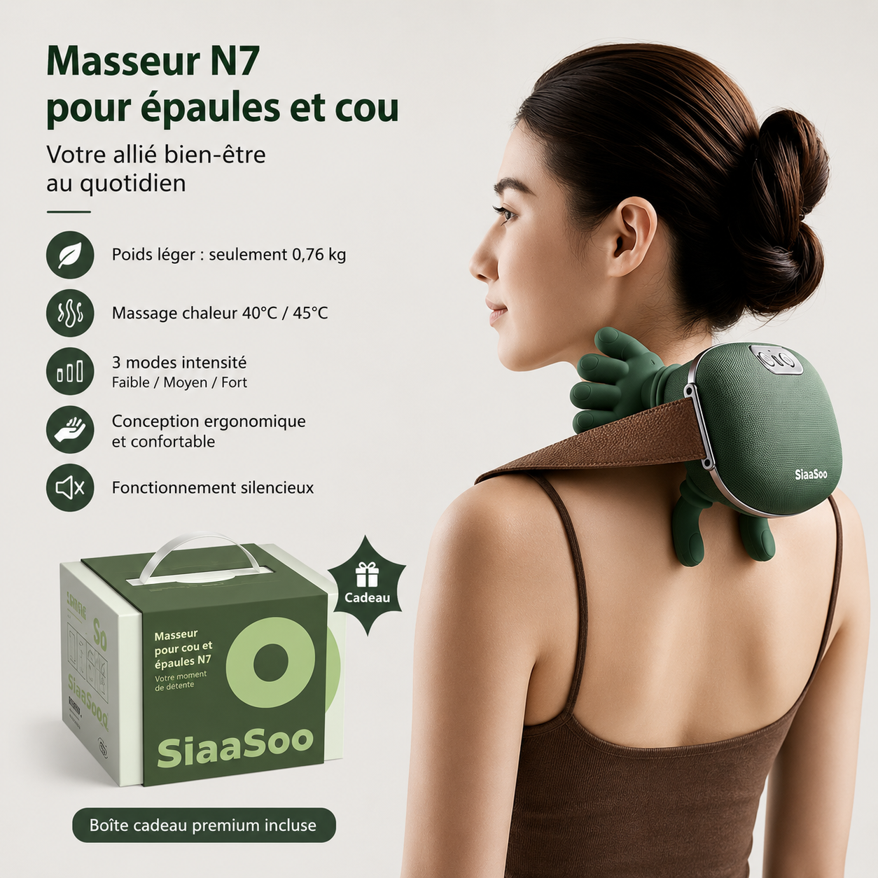 Masseur Cou & Épaules avec Chaleur