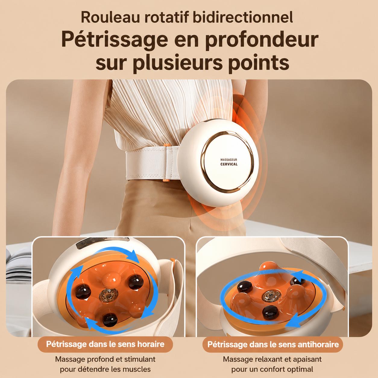 Masseur abdominal haute performance